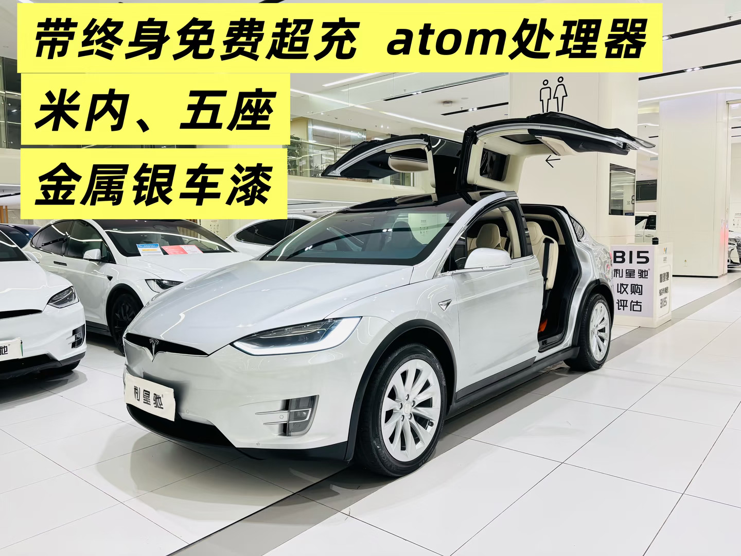 带终身免费超充的Model X 100D，5座米内原版
