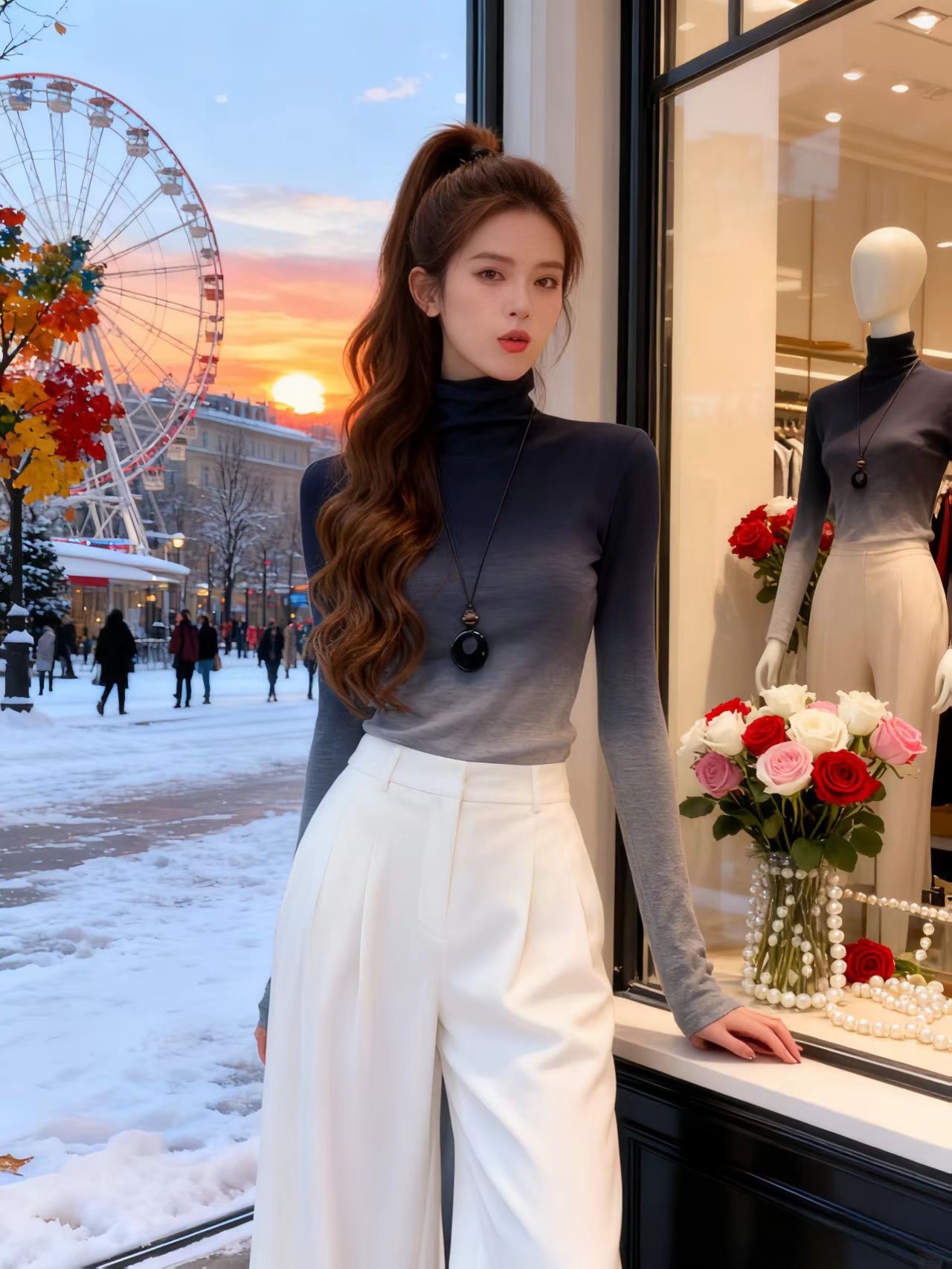 <p>时尚穿搭时尚穿搭时尚 街拍小姐姐穿搭秀 时尚搭配服装 引领时尚潮...