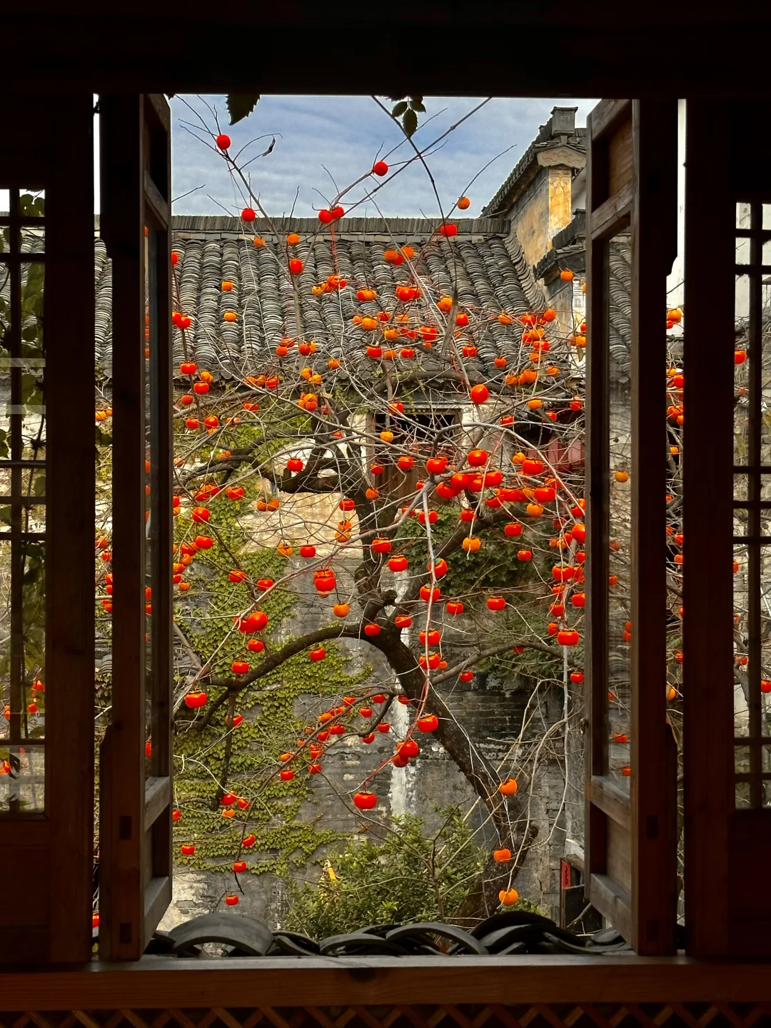 为了这扇窗，我特意飞了一趟皖南‼️