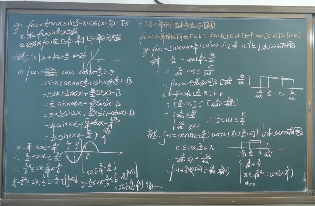 高一三角函数图像的应用
