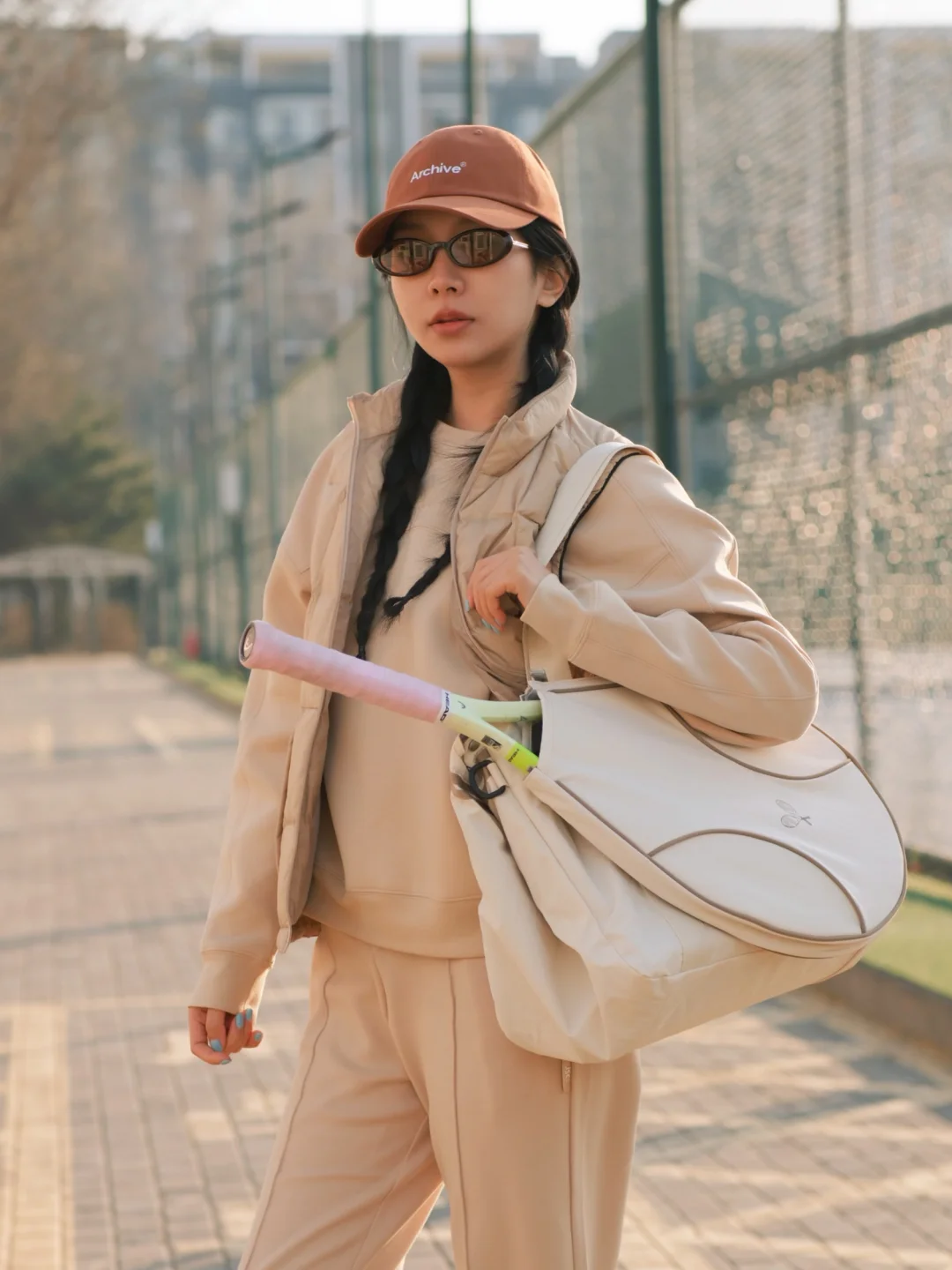 12月的冬天 还是可以打户外网球🎾