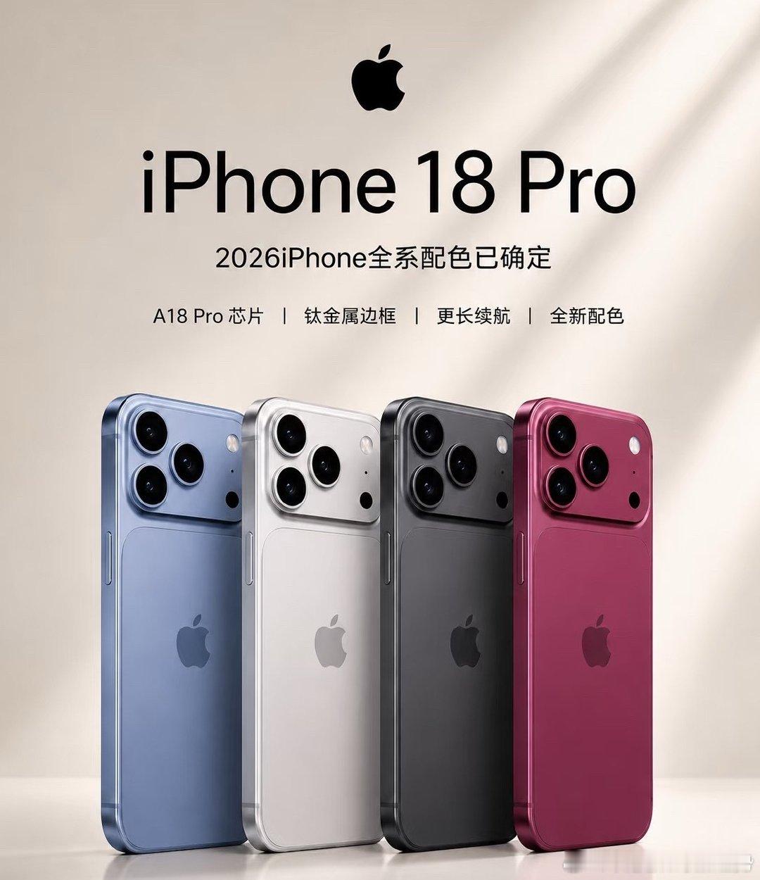 #曝iPhone18Pro系列灵动岛缩小35%#做iPhone的设计师最轻松了，每年只需要把原本有的东西比例调整一下，位置换一下，颜色更新一下就可以了[doge][doge] ​