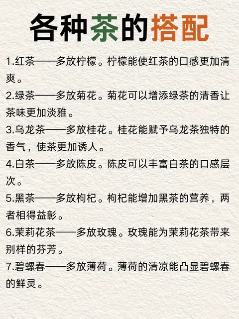 茶叶搭配新玩法，茶友们快收藏！