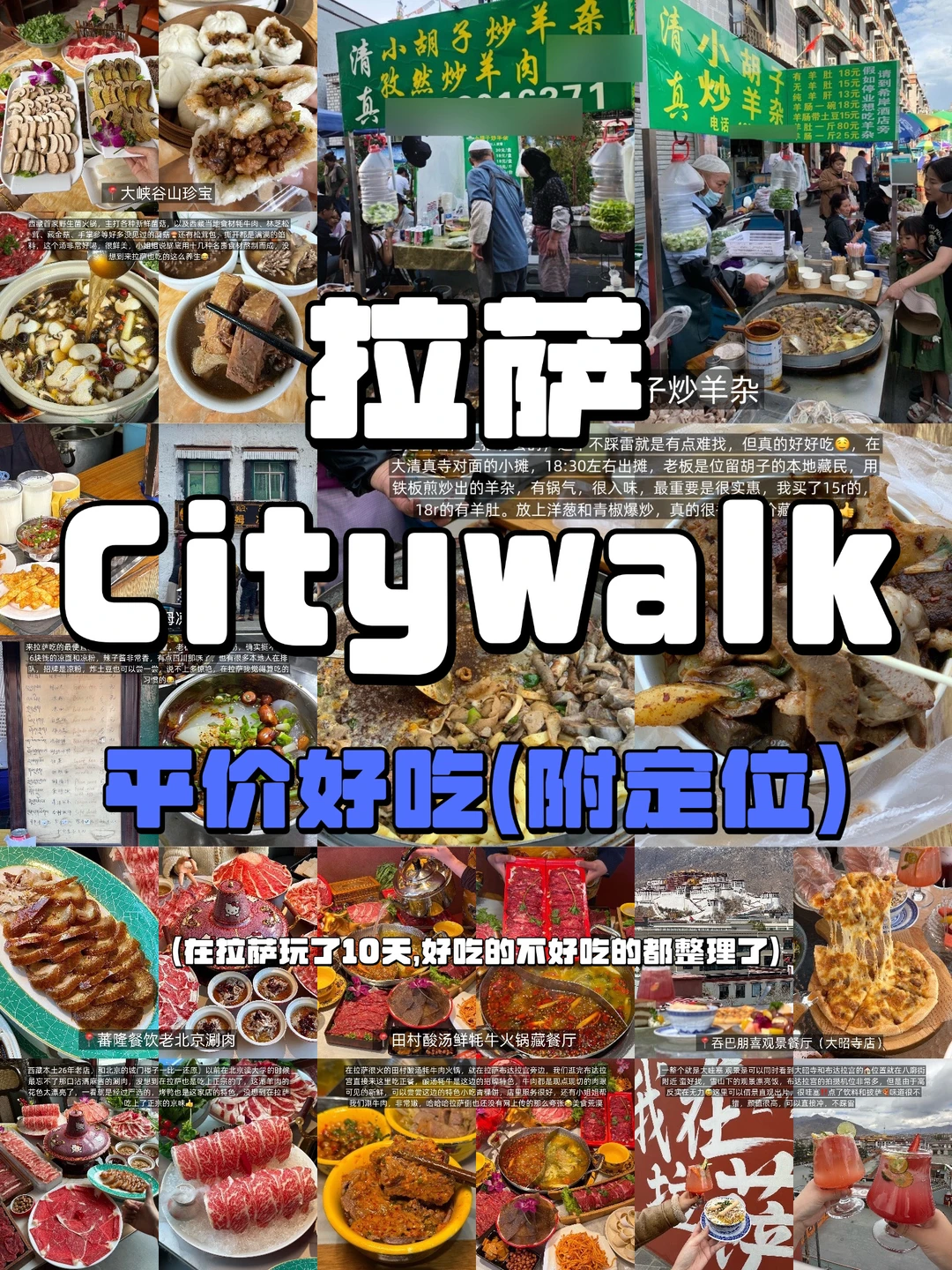 在拉萨玩了10天，分享平价好吃店（附地址）…