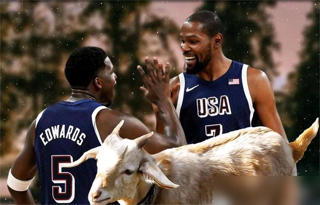 华子把杜兰特叫GOAT，不是客套，是真敢说。
他在ESPN原话：我心中的历史第一，就是KD。理由是，七尺身高，后卫技术，前无古人。记者提醒，乔丹呢？詹姆斯呢？华子没改口。
这事有意思的地方在于，2024年季后赛首轮，他刚带着森林狼4比0横扫了杜兰特的太阳。打完偶像，回头又说偶像最强，一般人干不出