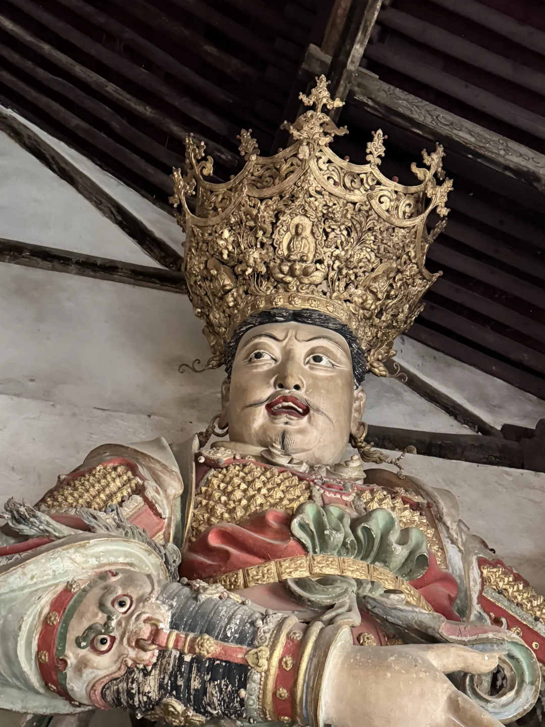 中国最精美的明代四大天王彩塑