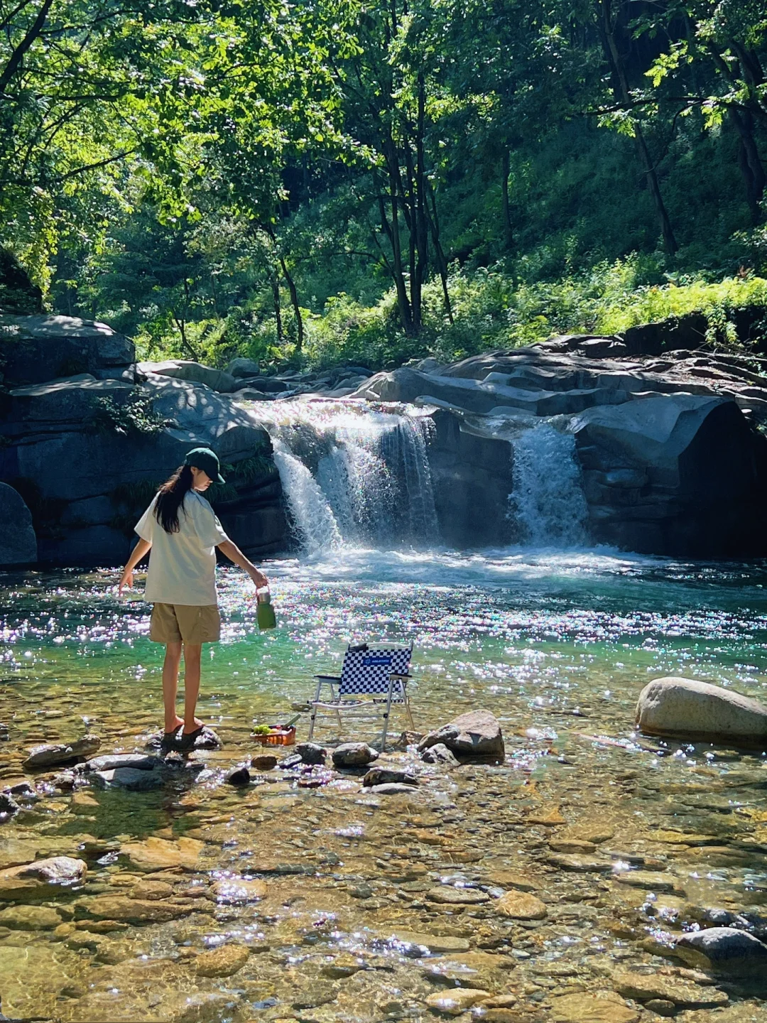 西安🚗2天1夜|找到心心念念的果冻潭太美❗️