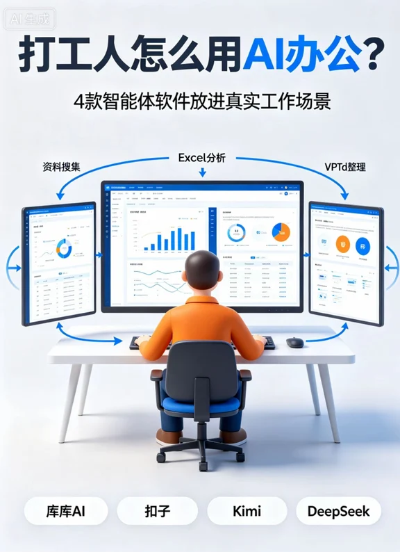 4款智能体软件放进真实工作场景