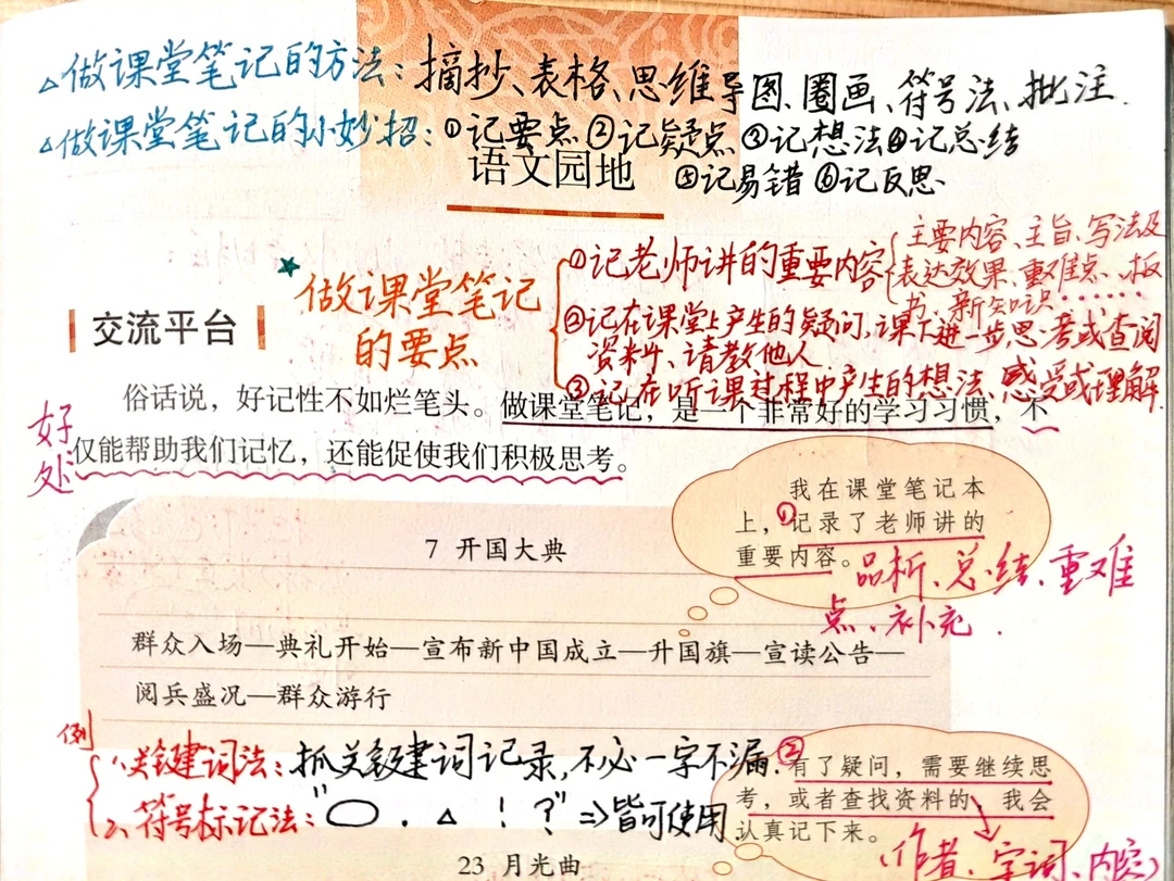 六上语文备课《园地七》