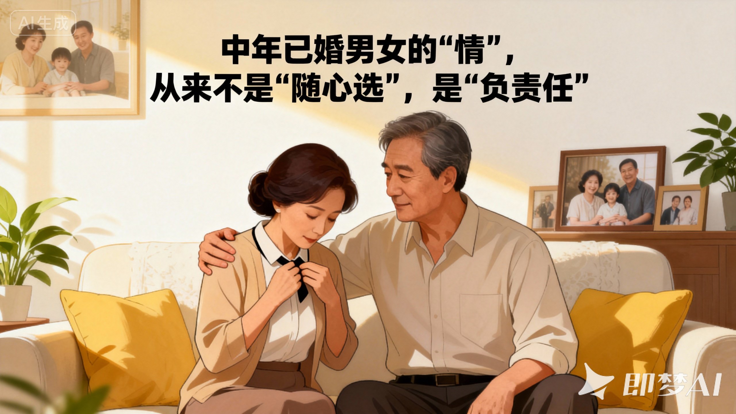 人到中年，已婚男女别碰这3种“情”：一步踏错，家破财散   人到中年...