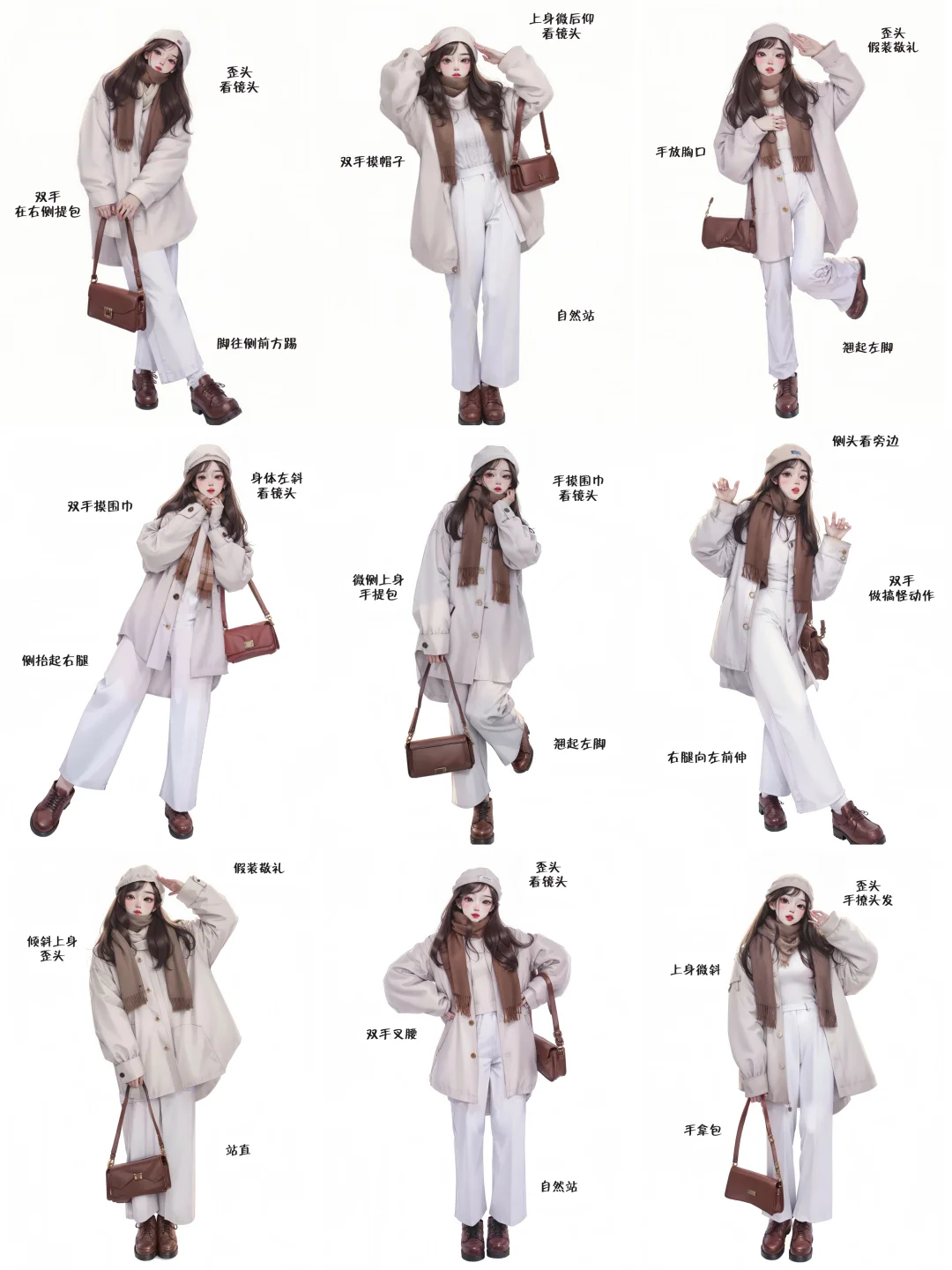 拒绝罚站👋冬季拍照姿势不重样