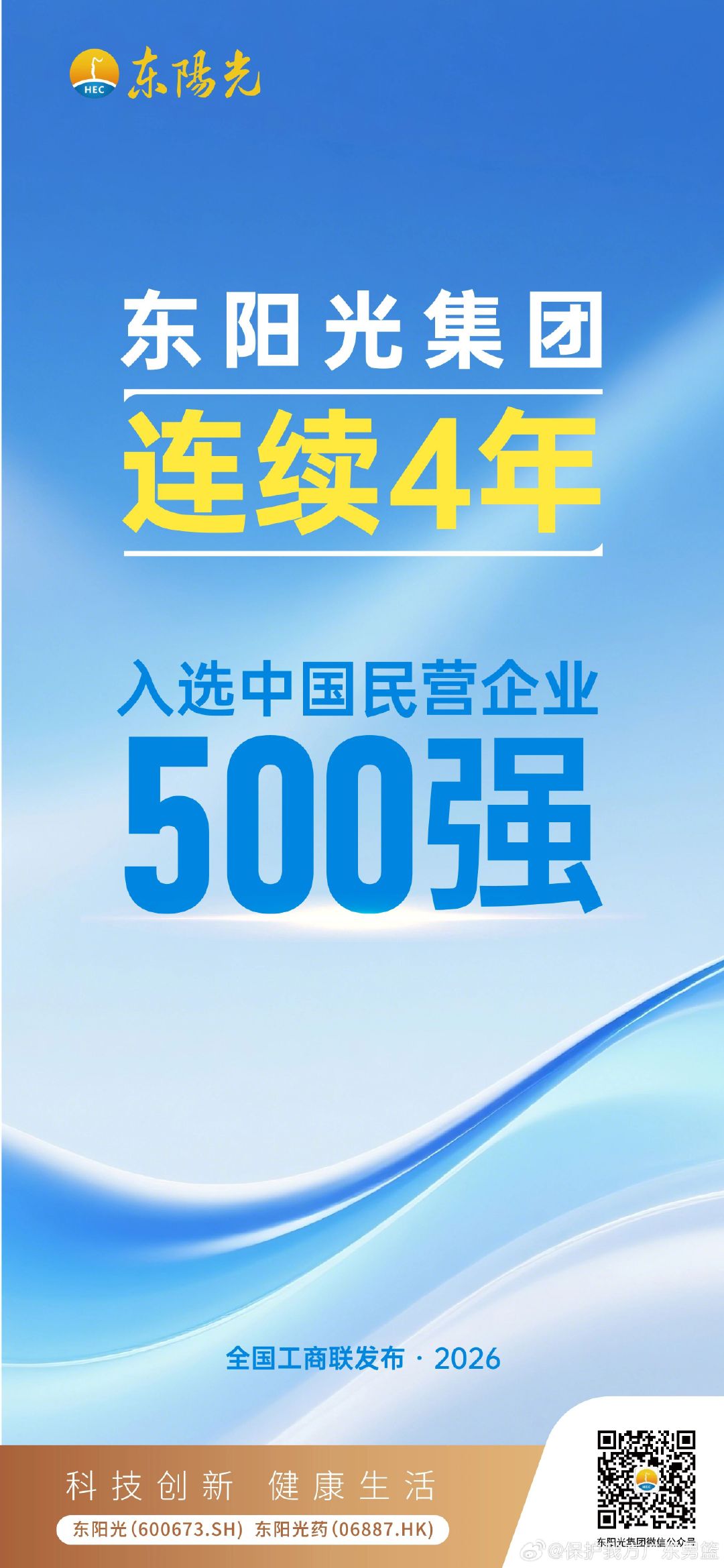 恭喜冠名商连续4年入选中国民营企业500强#广东东阳光##保护我方广东男篮# ​