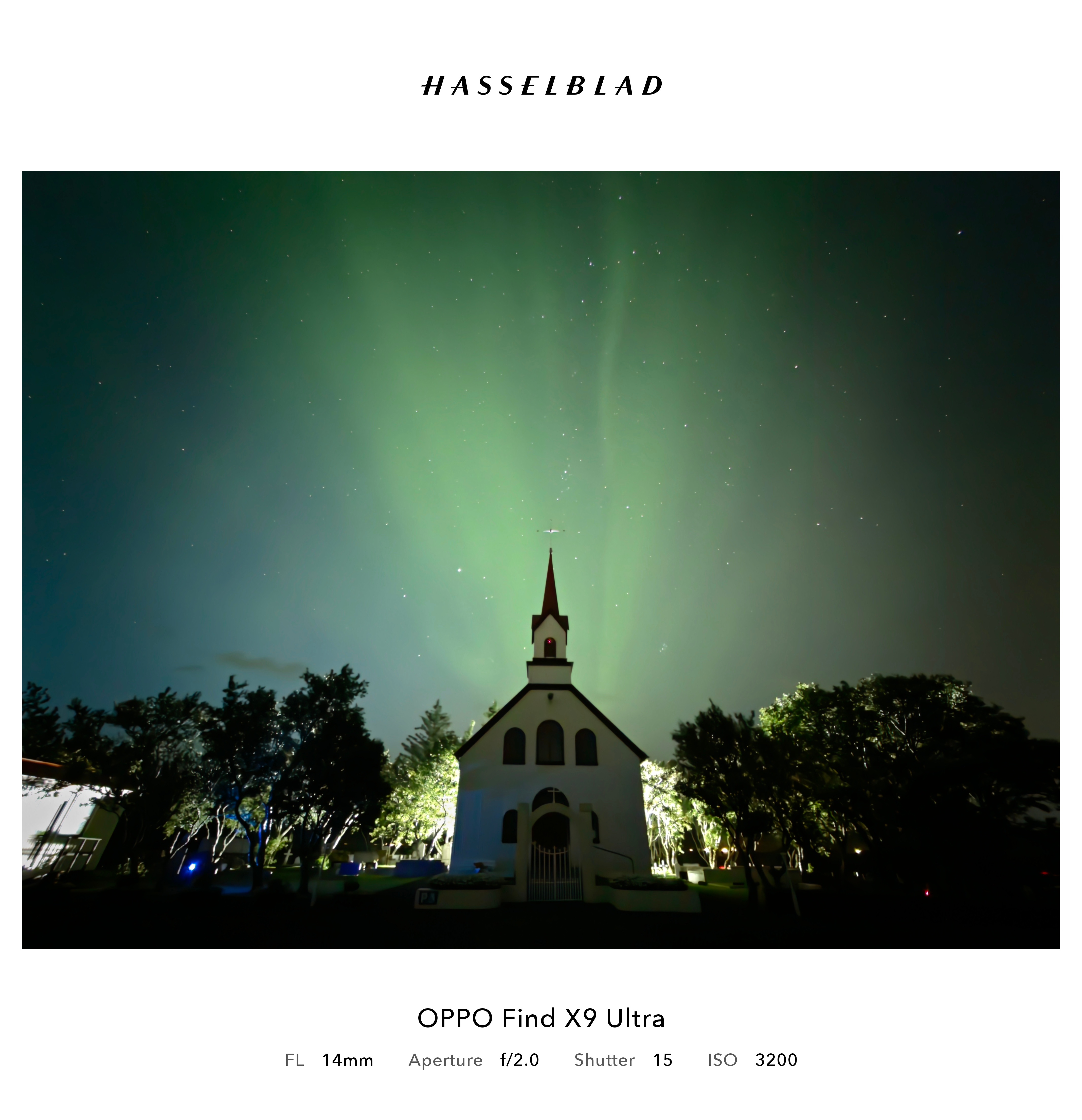 ，我可以非常简单的用 OPPO 手机拍摄出极光，是因为这些参数我可以现场调试。

不管是拍摄星空，还是拍摄极光、流星雨、月全食……往往会因为天空等条件的不同，参数是略有调整的，背参数是没有用的。

所以我真的希望 OPPO 好好开发针对不同场景的模式。这样和我同行的大哥大姐们，他不需 ​