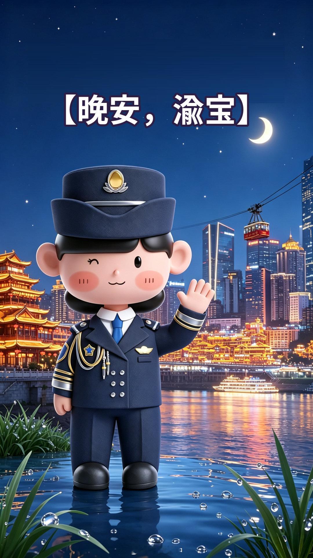 #晚安# 白露的夜，露水悄悄爬上草尖，昼夜温差大，晚归的渝宝记得添件外套；喝了酒就别摸方向盘，让代驾送你到楼下。露珠会散，心意不散。晚安，渝宝，愿你梦里有星有月，没有骗子没有套路！#守护渝宝每一天##晚安[超话]# ​