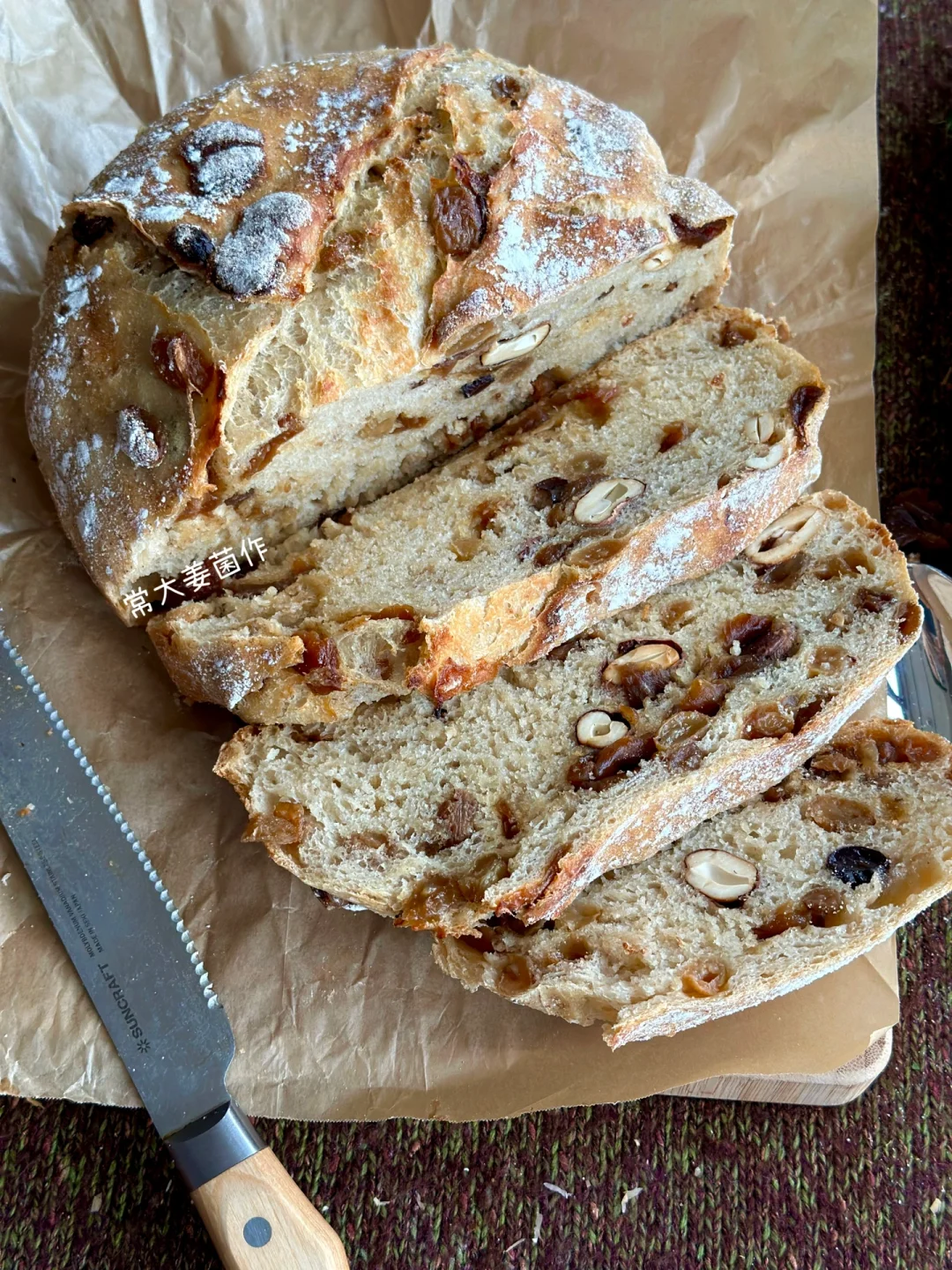 免揉乡村大欧包 | 0油0糖🤩免酵种100%成！！