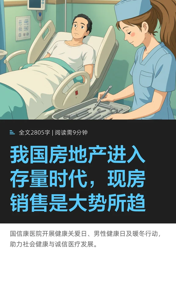 我国房地产进入存量时代，现房销售是大势