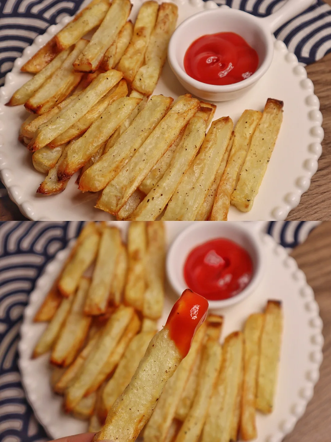一吃就停不下来的烤薯条🍟好吃低脂不怕胖‼️
