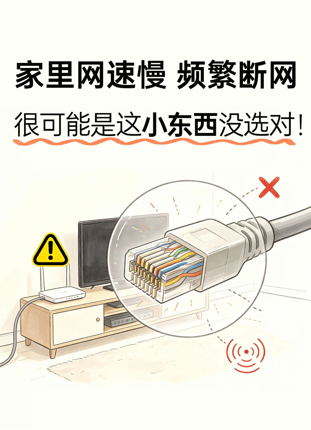 一个几毛钱的小东西，让家里千兆宽带变百兆