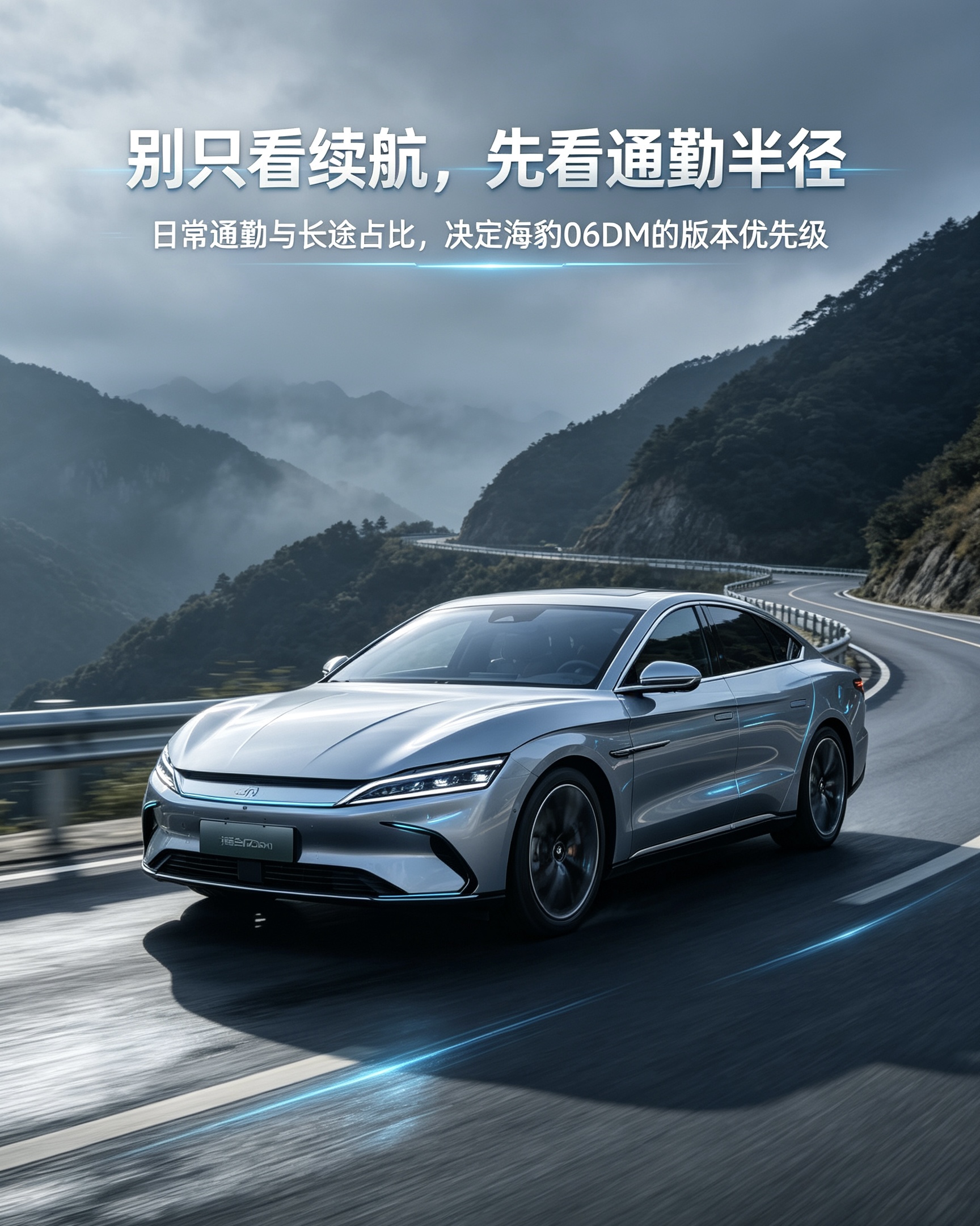 海豹06DM的版本选择，建议先按通勤半径和长途占比分层，而不是直接追求最高续航或最顶配。日常通勤短、充电条件稳定，基础版本的性价比更突出；长途和跨城频率高，则更值得关注长纯电续航版本对应的使用便利性。【来自懂车帝车友圈】