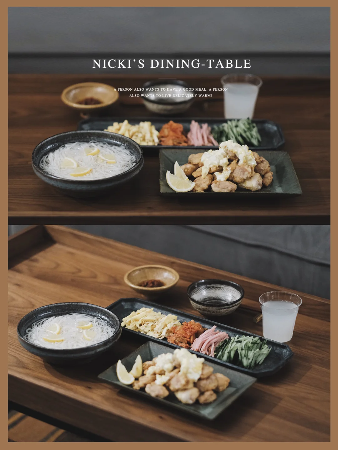 大热天的餐桌解暑神器就是这份冰镇冷面啊！