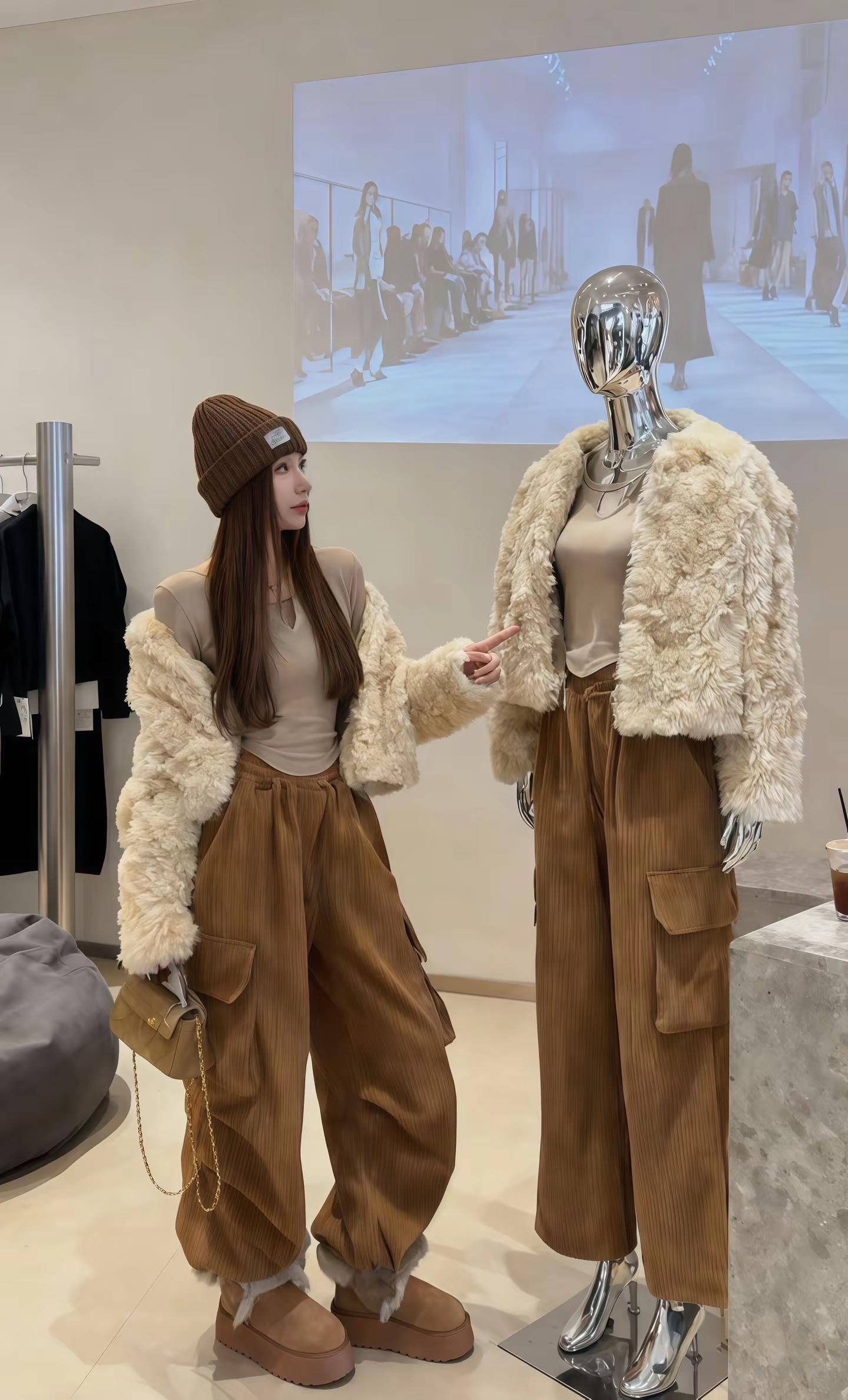 美式辣妹穿搭。