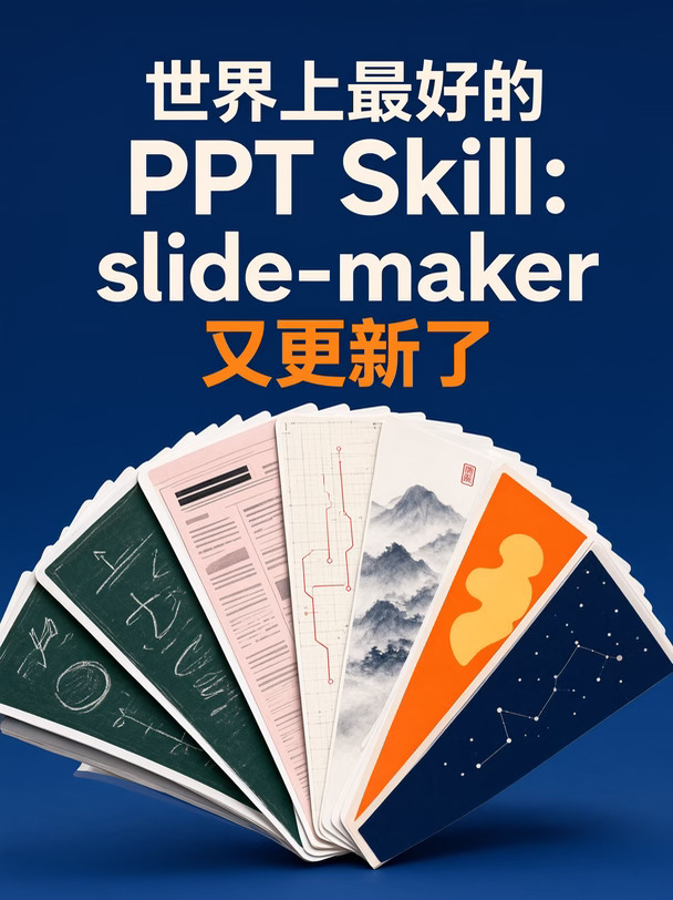 PPT模板上新，slide-maker也升级了2版🔥