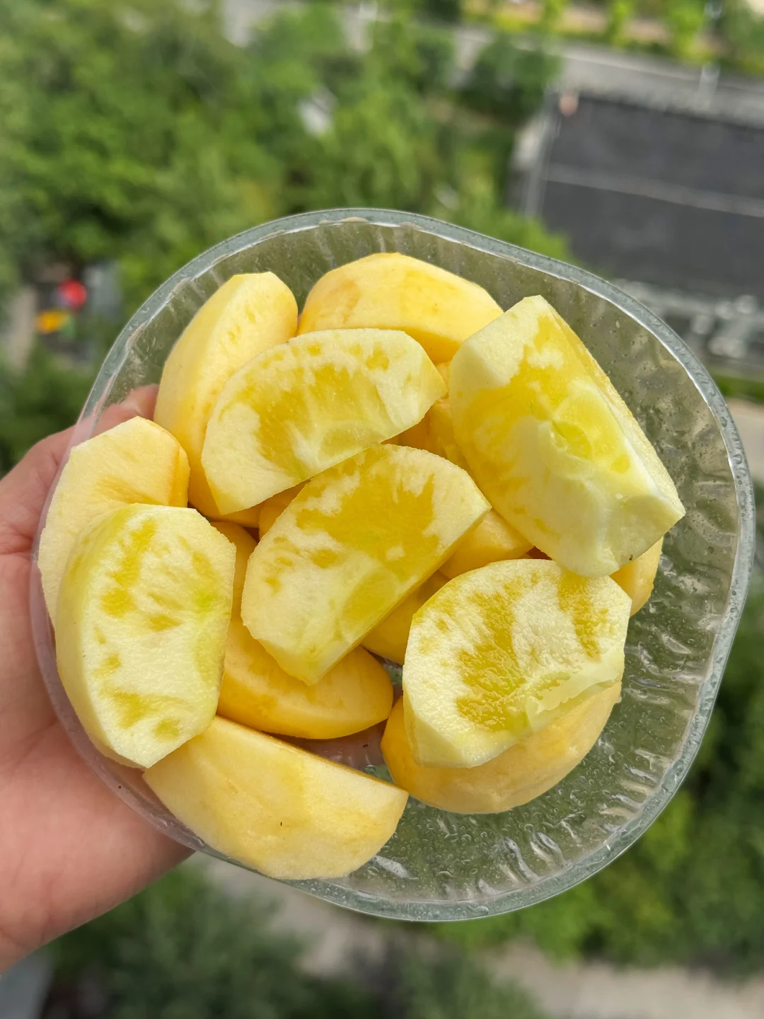 纯甜不酸的红露苹果，竟然也有冰糖心！