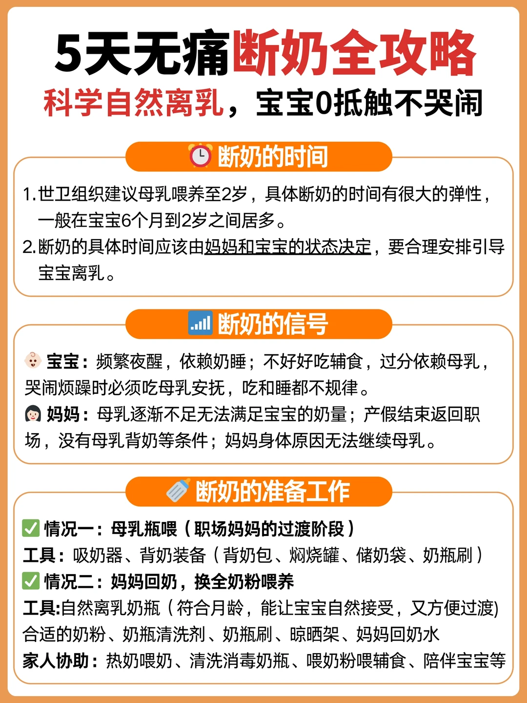宝宝5天断奶全攻略！用对方法自然离乳超轻松
