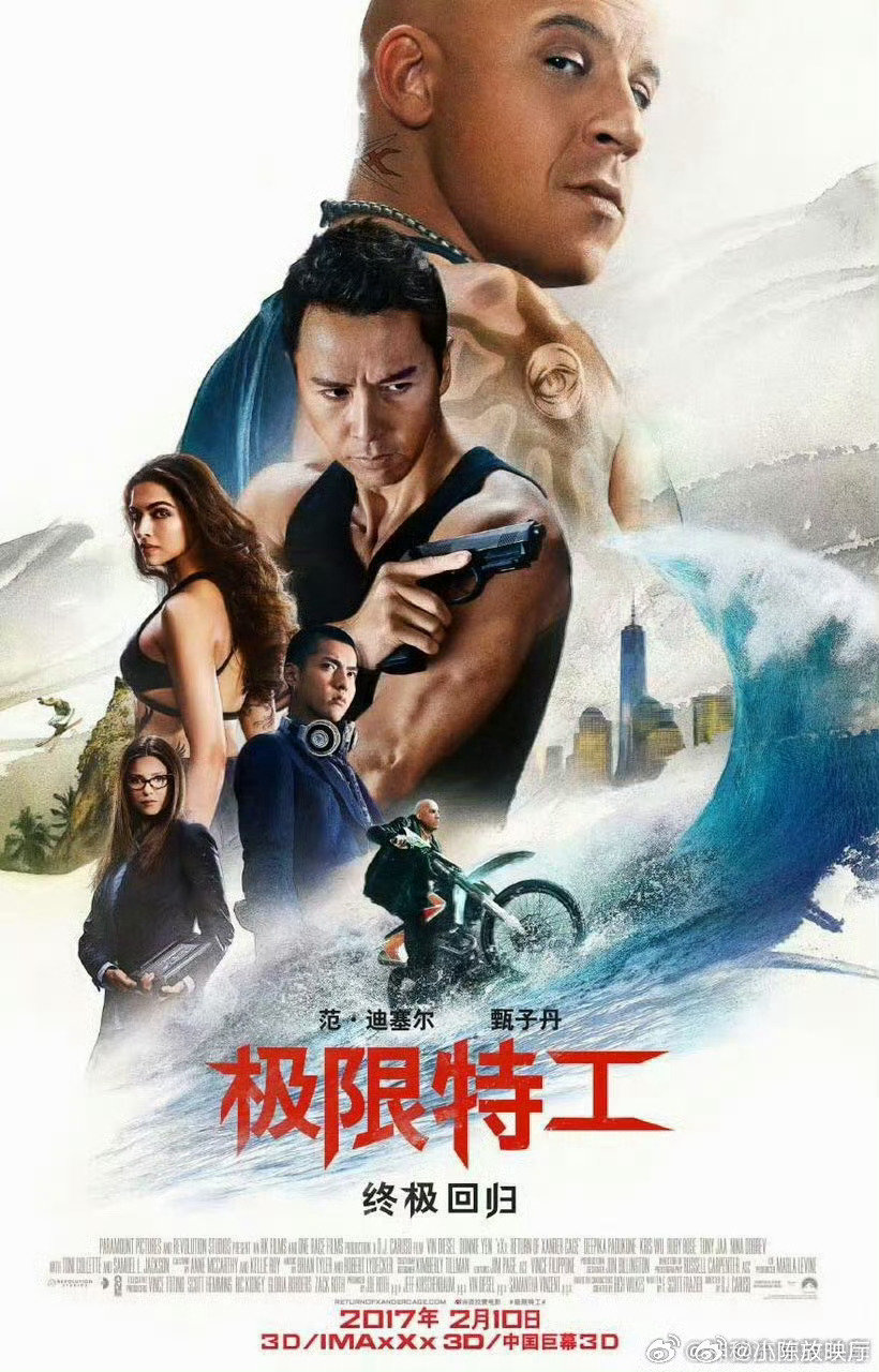 极限特工1~3 蓝光原盘 4K 国英双语 ​​​
夸克： ​