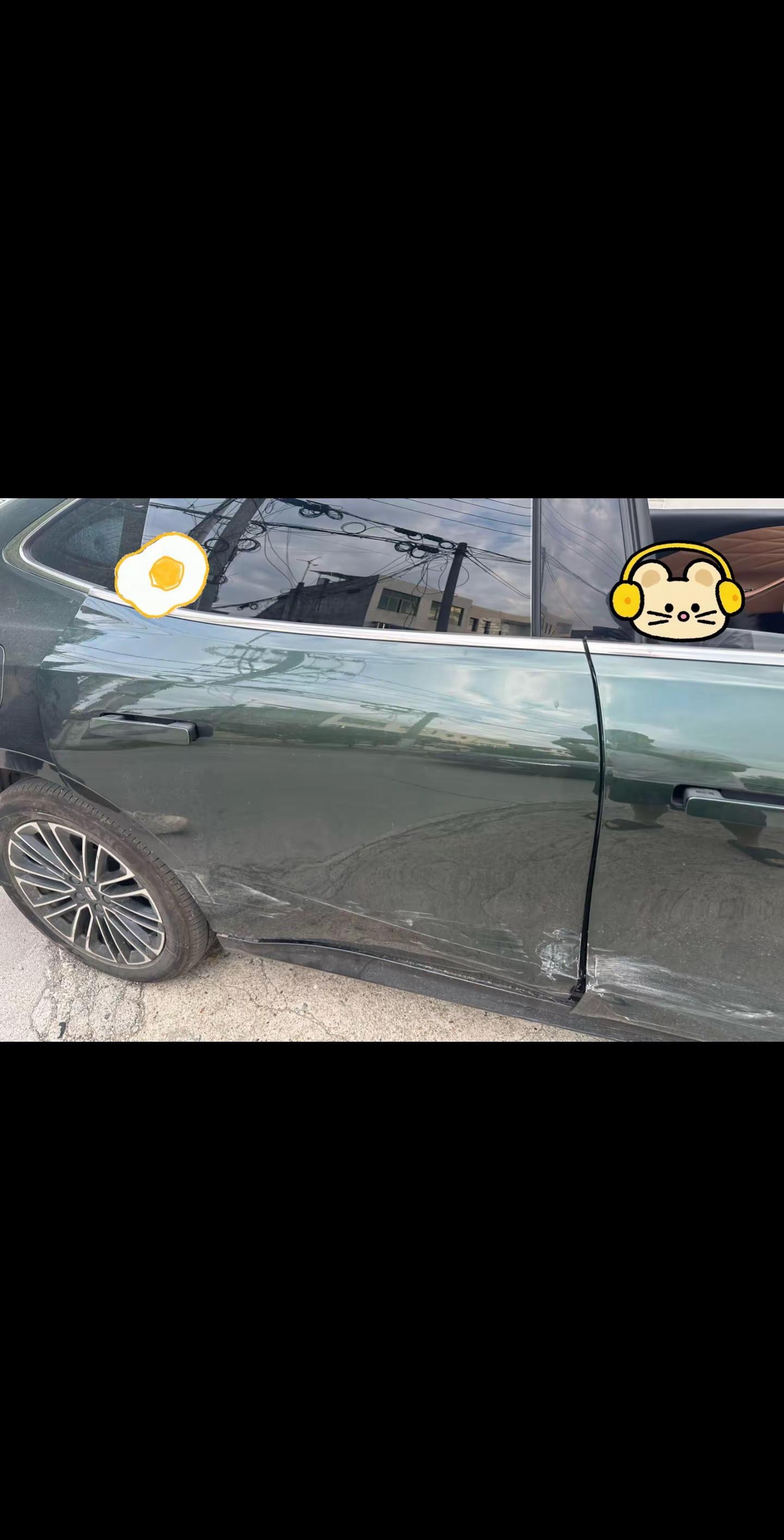 国庆回老家玩一下，好家伙，给门划了，这直接修了一万，把两个门都换了，大家的电车修车也这样吗？ 吉利银河 吉利银河l7 吉利银河e8 吉利银河M7