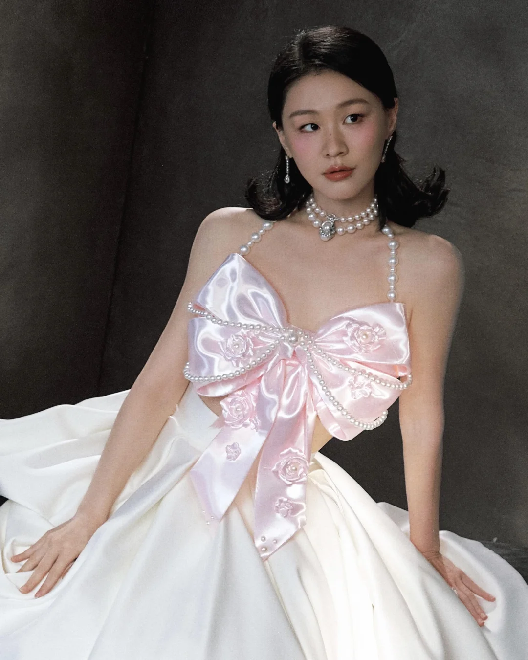 我给金靖画的复古油画妆💄 芭莎之夜出发图
