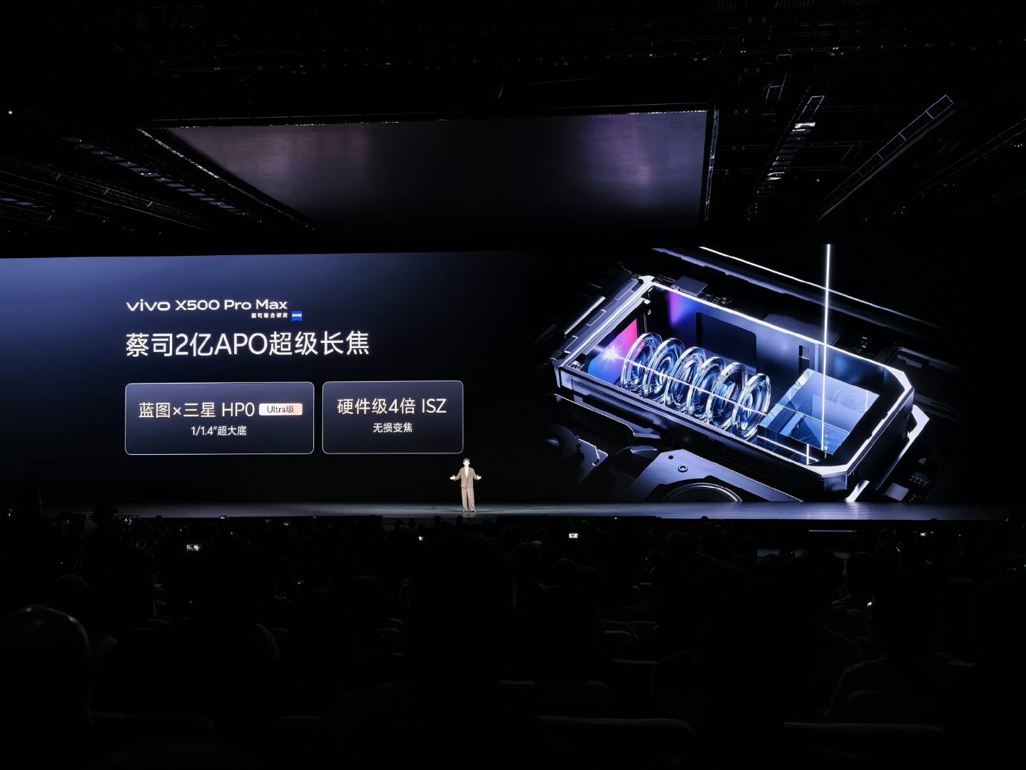 这次vivo X500系列发布会值得看的，还是影像。再具体一点，是高动态高画质的动态影像，尤其是视频。

vivo这次做到的东西也很明确：现在大家拍东西，越来越看重动态表达，那就直接向视频发起挑战。可是，视频这种多帧效果的表达，还需要清晰流畅且高画质，靠什么？核心硬件、自研影像芯片、全自研核心 ​
