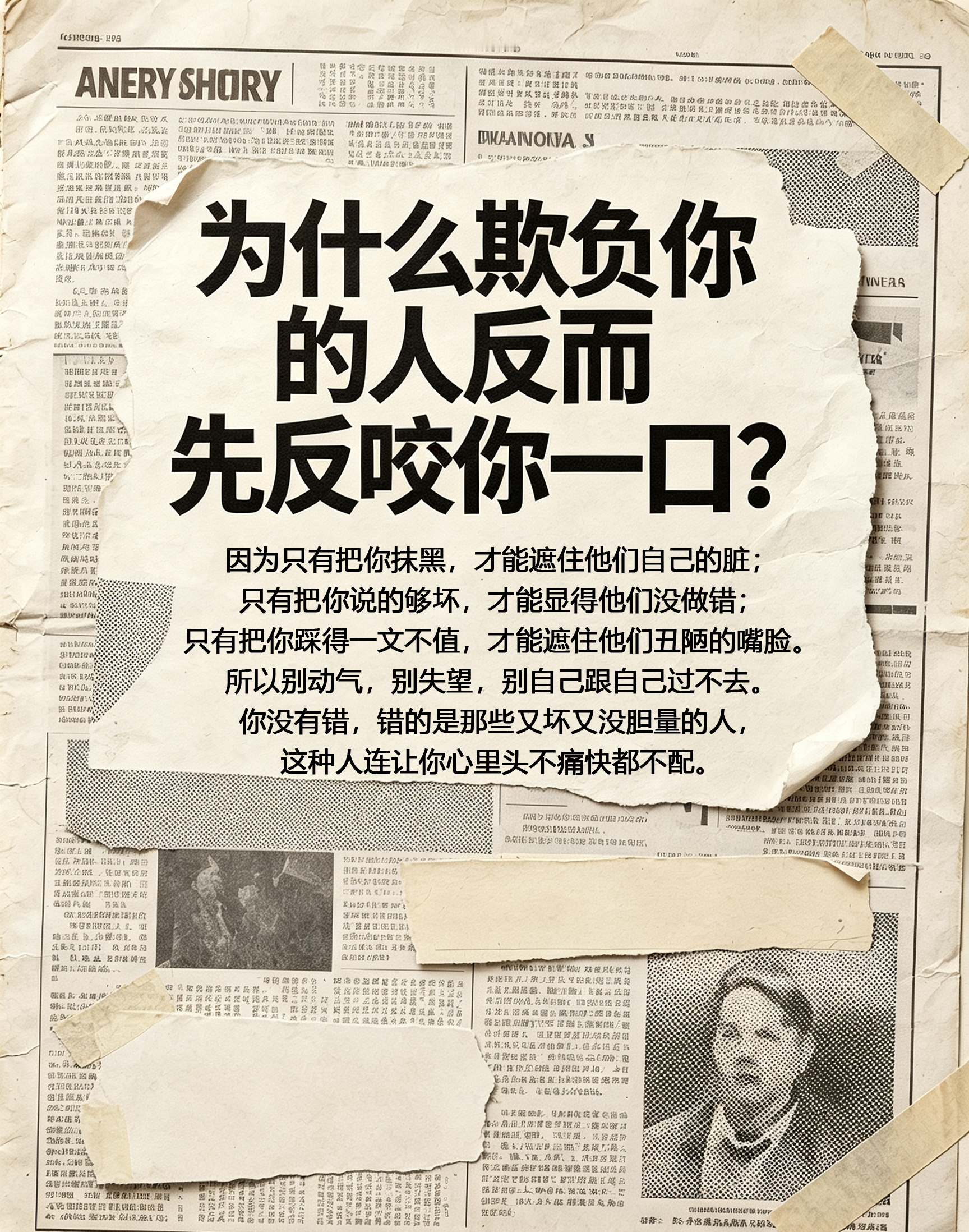 人间的因果说说原生家庭人间苦不苦