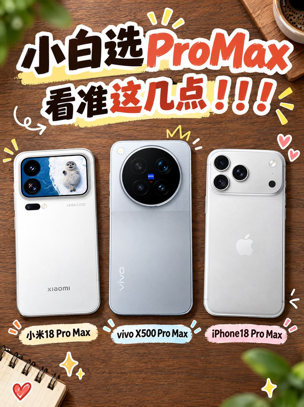 三大Pro Max对比，买旗舰机的看过来