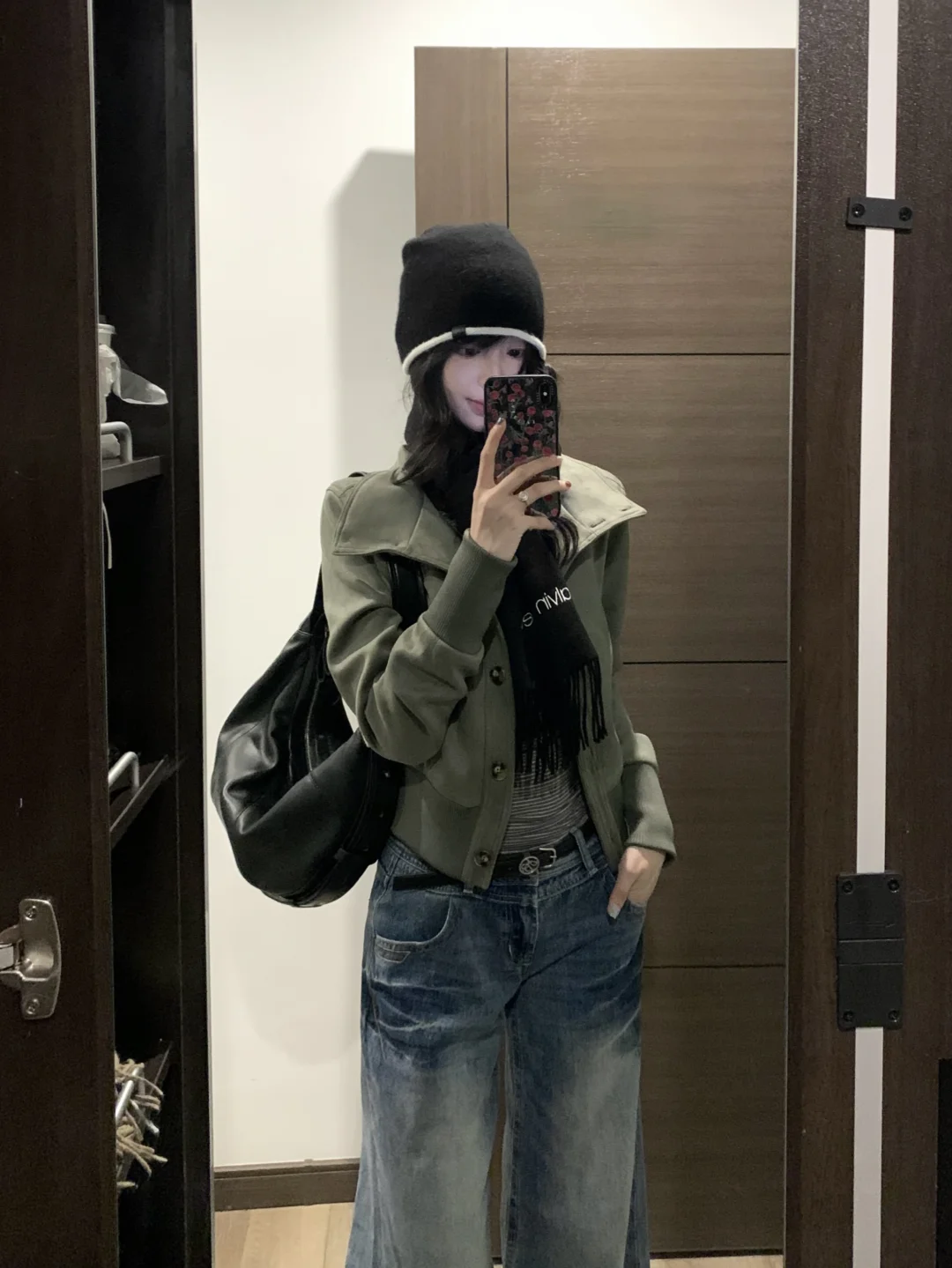 复古韩系穿搭～