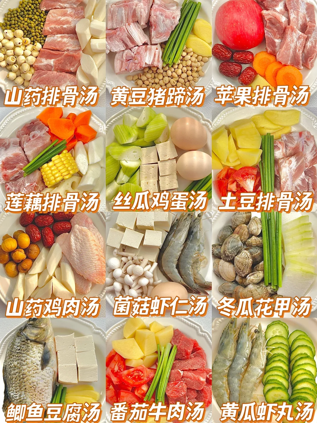 春季营养美味炖汤食谱不重样 |鲜掉眉毛哦