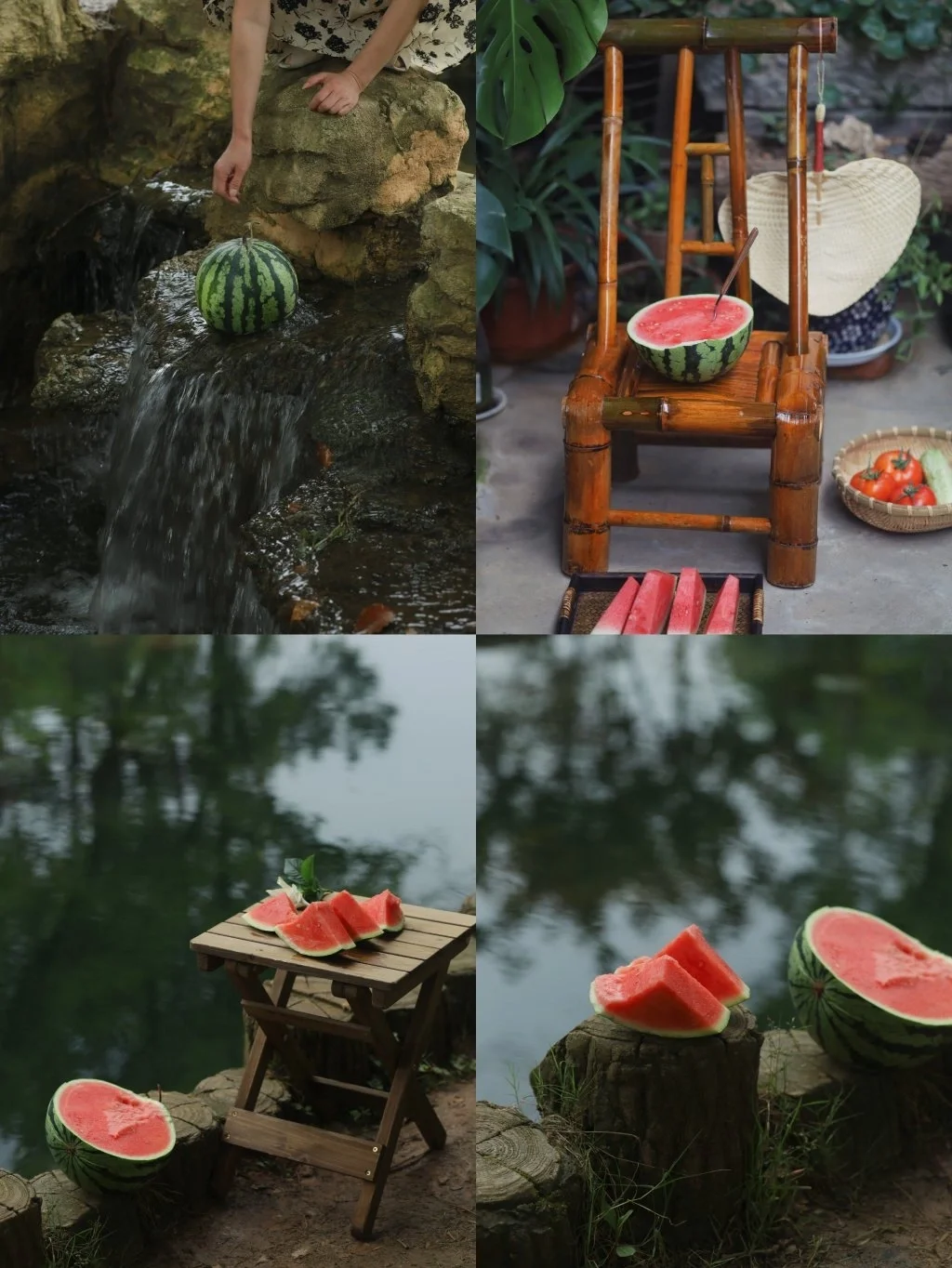 静物摄影/泡西瓜酿青梅露，走进夏日小森林
