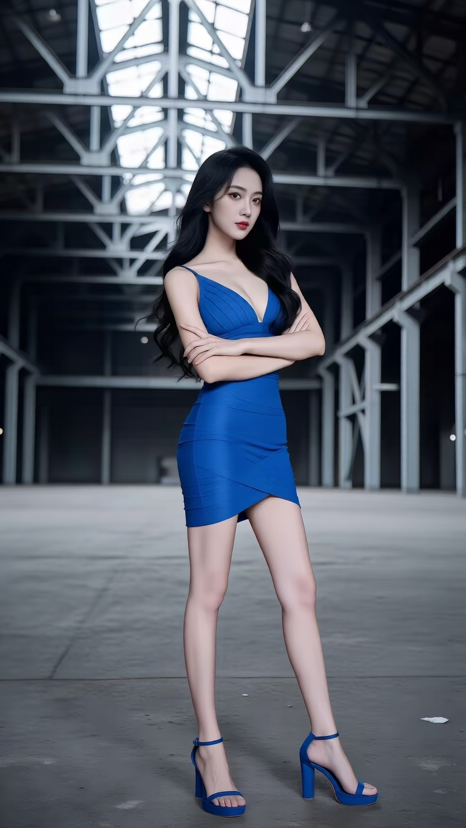 摄影世界里的那些美好瞬间蓝色长腿女孩