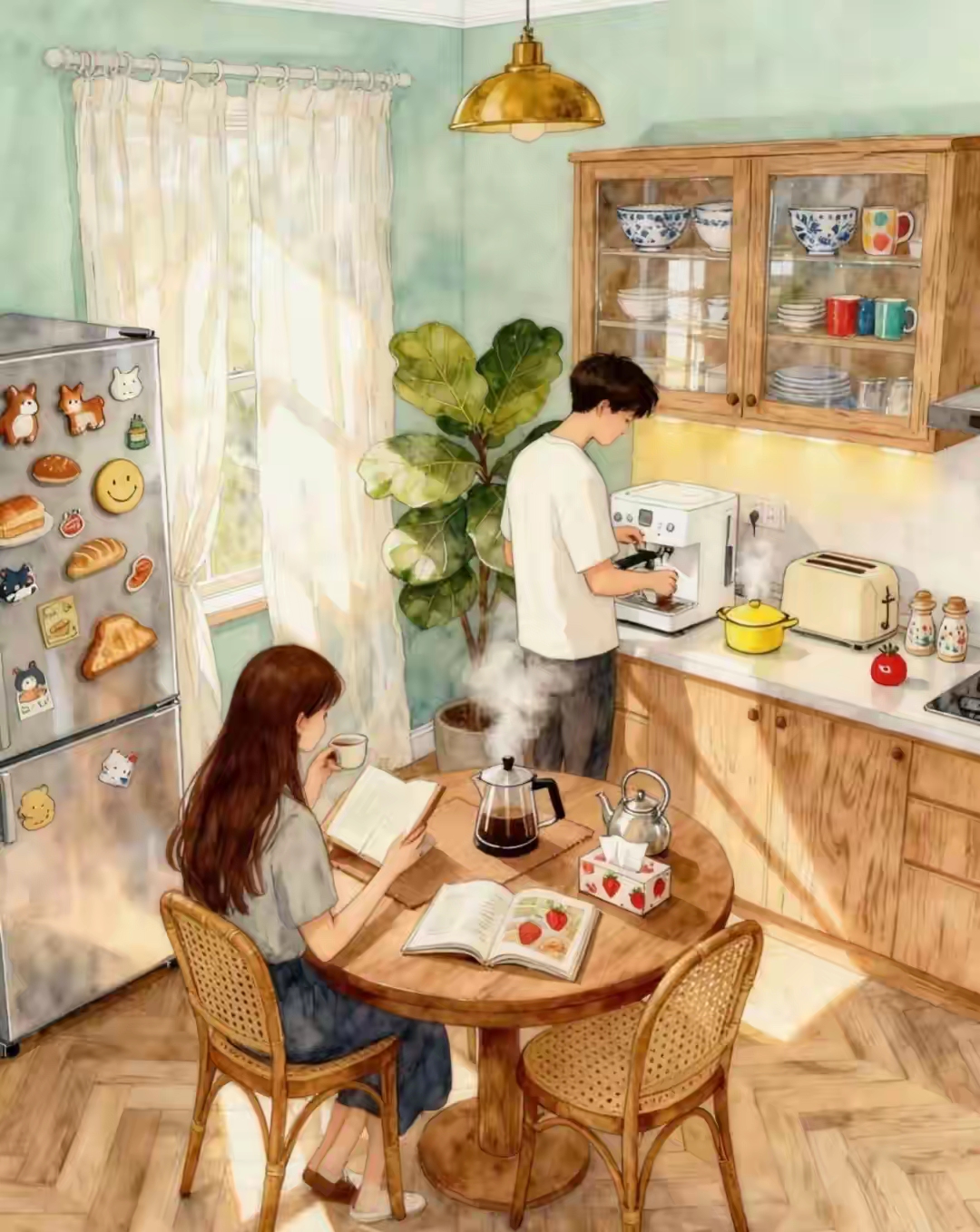 夫妻定律：  1.敏感媳妇+钝感老公=内耗； 2.焦虑媳妇+乐观老公=...