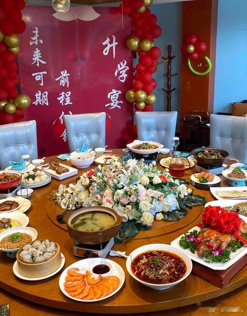 去参加亲戚家孩子的升学宴，好家伙，摆了二十多桌。菜硬得很，整鸡整鱼，大肘子，还有海参鲍鱼。俺们这边兴这个，场面越大越有面子。酒是少不了的，白酒红酒轮着来，俺喝了两杯就不行了，赶紧夹菜压压。散席的时候打包了不少剩菜，够明天中午吃了。 ​