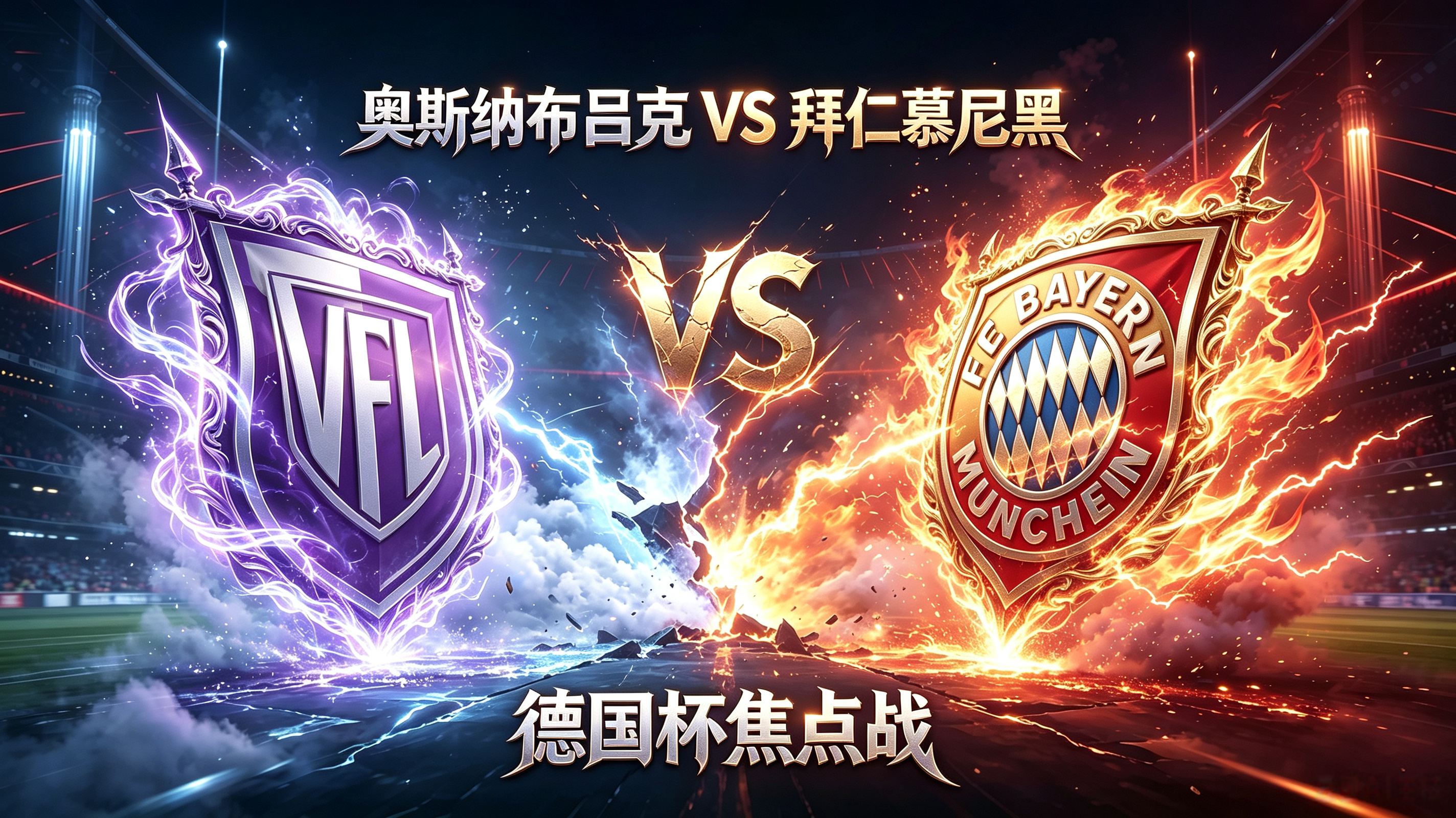 拜神不如拜仁！德乙升班马硬刚拜仁，轮换之下会爆冷吗？
 
北京时间9月3日凌晨2点45分，德国杯第一轮大戏上演，奥斯纳布吕克坐镇主场迎战拜仁慕尼黑，一边是德乙升班马，一边是德国杯卫冕冠军，强弱对话，但杯赛从来都不缺意外。
 
奥斯纳布吕克这支队伍，上赛季还在打德丙，好不容易升级来到德乙，开局打得磕磕