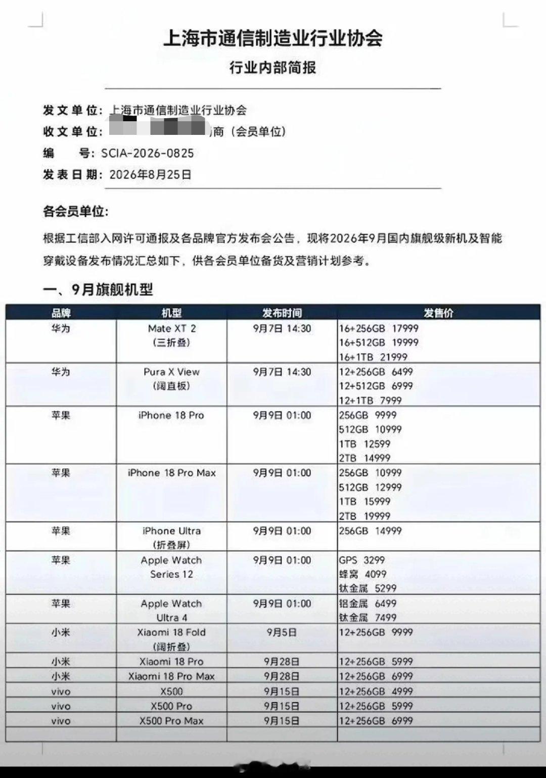 #刷新认知[超话]# 华为新机，苹果新机，小米新机，价格曝光，你想买哪个[doge] ​