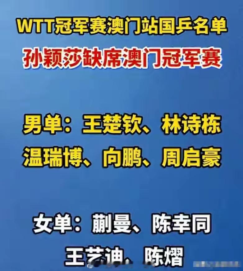 国乒新赛程，女单两核心缺席，王楚钦回归单核率队，双线争冠承压  瑞典大...
