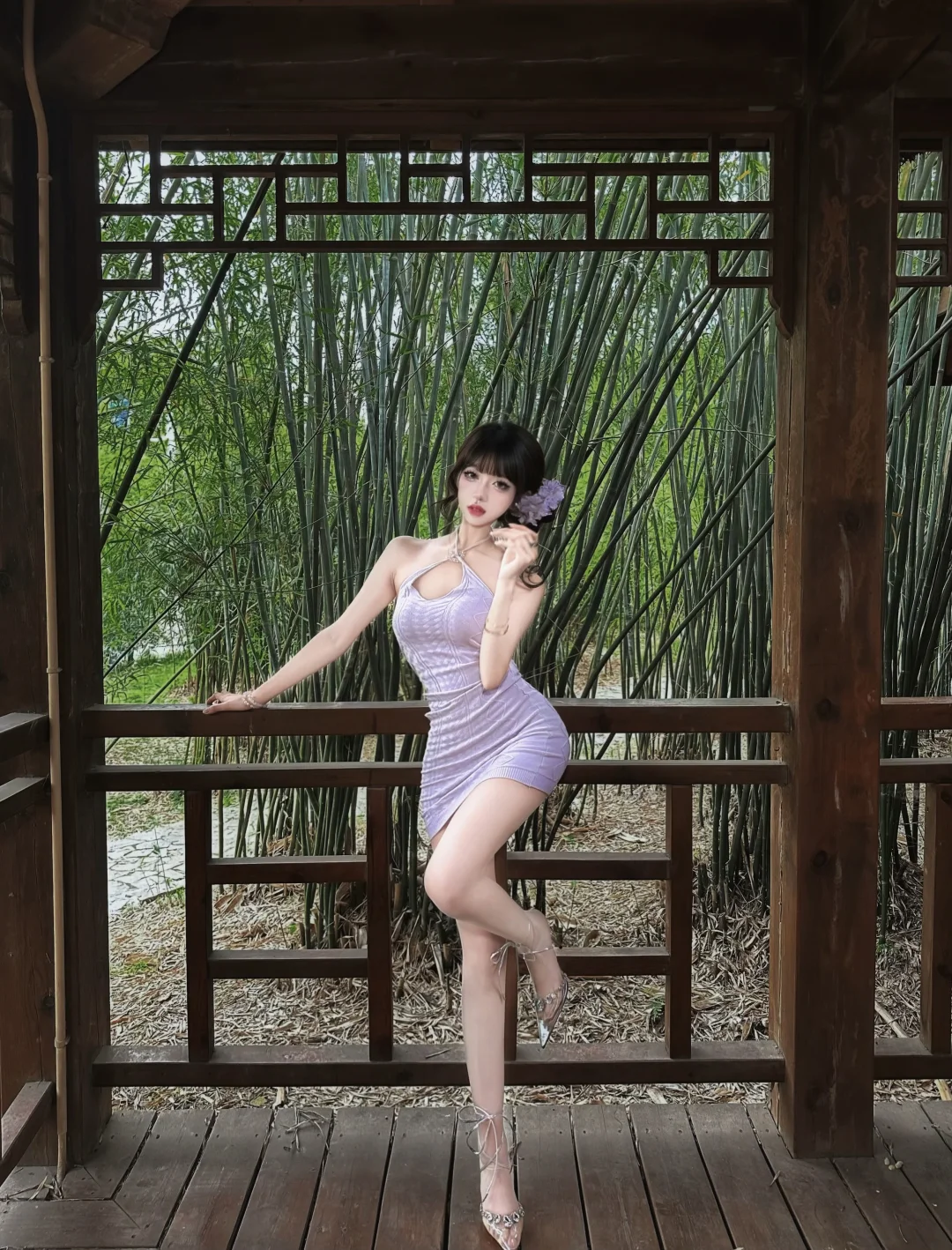 紫雾花影