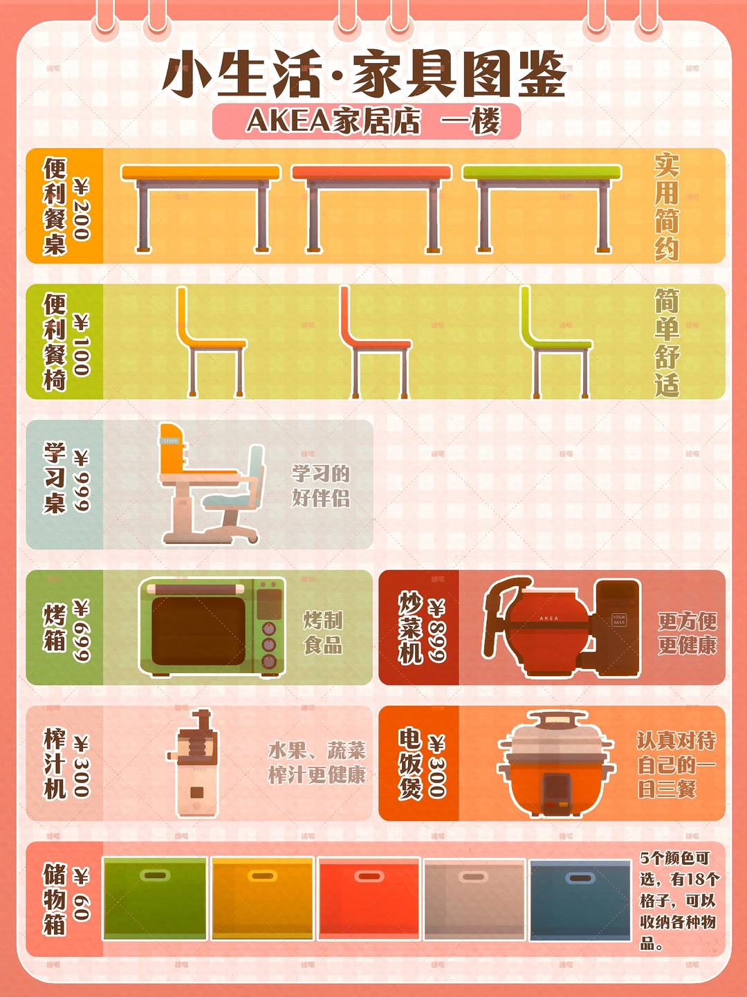 小生活·悠闲小镇物语｜家具店图鉴合集‼️
