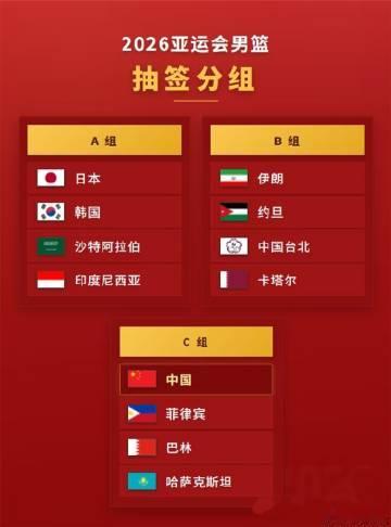 九月亚运会，中国男篮和女篮赛程，期待中国男篮和中国女篮夺冠🏆🏆🏆