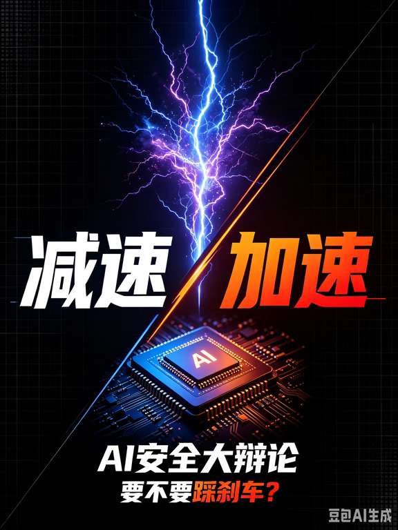 硅谷吵翻🔥AI 到底要不要紧急踩刹车？