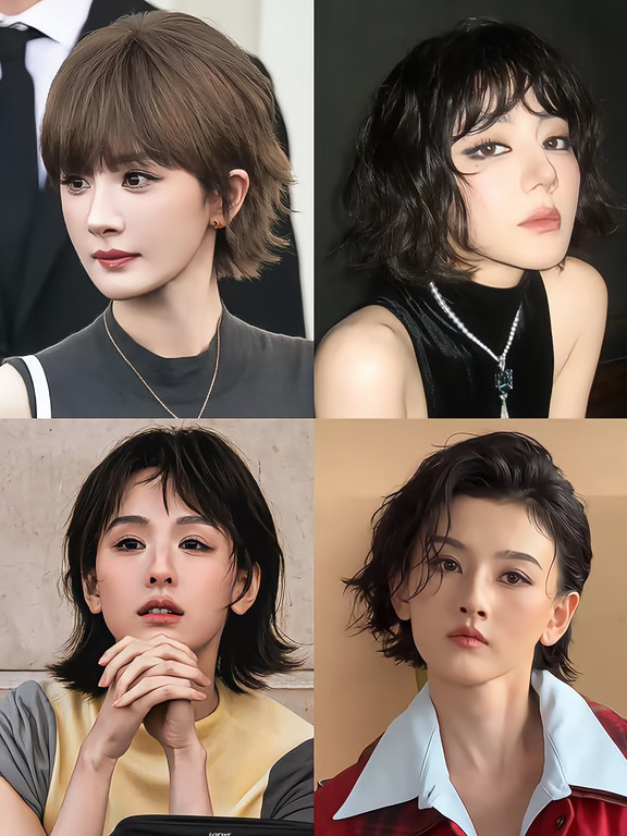 女明星短发集锦✨都让人眼前一亮！！