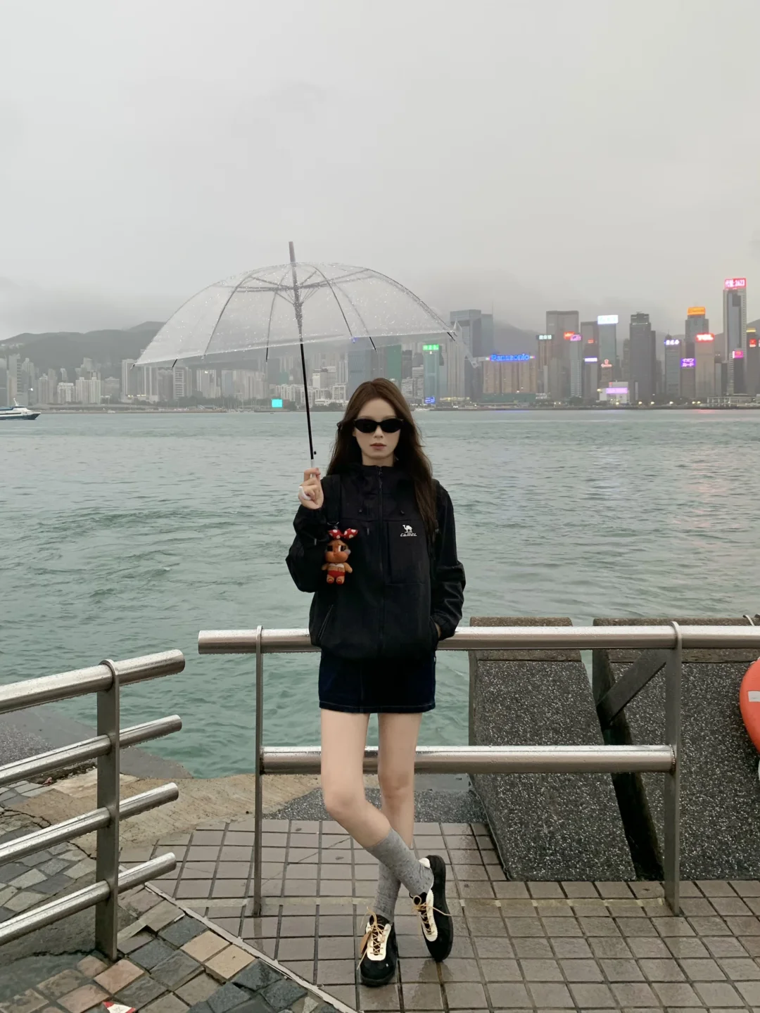 🇭🇰维港雨天