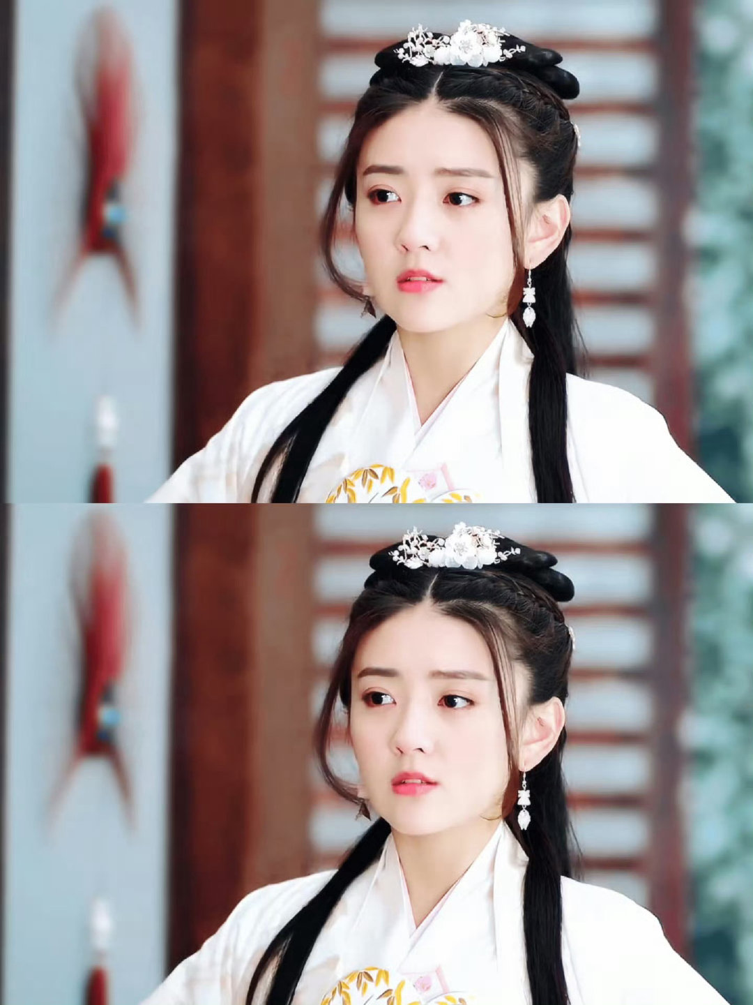 #影视寒冬寒到梁洁了#凭《双世宠妃》系列爆红后常年担纲女主的梁洁，确认在柠萌S+级古装权谋剧《刺棠》中出演女二号，这是她走红后首次在头部大剧中担任配角，被普遍视为影视行业收缩的一个缩影。
虽然两位美女都挺好的，但是梁要给卢做配角也太让人吃惊了吧，影视寒冬此刻具象化了...[裂开] ​